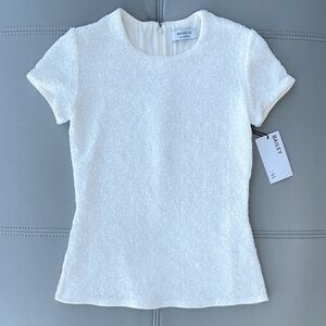 NWT! Bailey 44 Celebration Sequin Top in White Chalk - Size Small - Made in USA